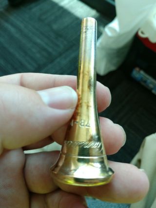 Vintage Gold Plated Connstellation 7bw French Horn Mouthpiece