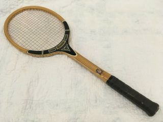 Tad Davis Professional Tennis Racquet 4 5/8 L Vintage Wood - No Warping
