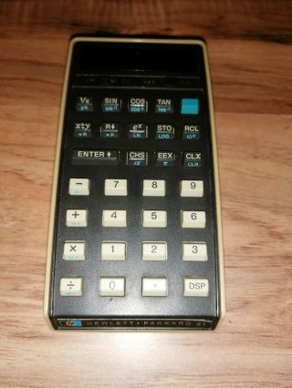 Hewlett Packard HP - 21 Vintage USA Calculator Scientific for Restoration 3