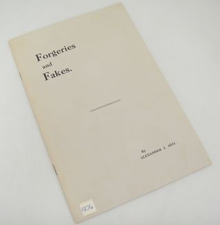 Forgeries And Fakes By Alexander J Sefi Detection Of Forged Postage Stamps Vtg