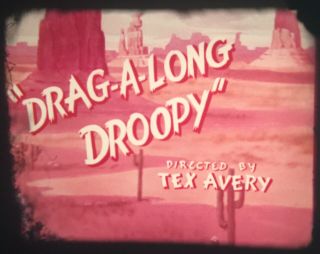 “DRAG - ALONG DROOPY” 16mm ANIMATION FILM 1954 CARTOON VINTAGE THEATRICAL 5
