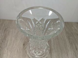 Vintage Waterford Crystal Floral Flower Vase 7 