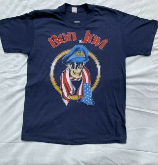 Vintage Bon Jovi Shirt 1987 We Came We Saw Tour Size Large