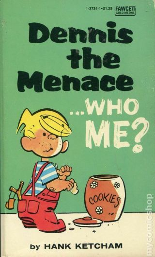 Dennis The Menace.  Who Me? (very Good) Dennis The Menace Comic Strip Pb Avon