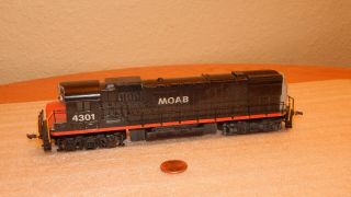 Vintage Tyco Mantua Model Railroad Ho Moab 4301 Diesel Locomotive Train Engine