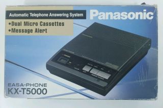 Panasonic Vintage Answering Machine Dual Micro Cassette Tape Easa - Phone