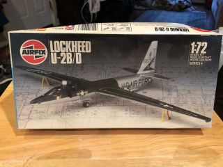 Vintage Airfix Lockheed U - 2b/d Spy Plane Series 4 04028 1/72 Model Kit Read