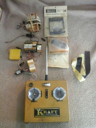 Vintage Kraft Series 71 Radio Control Rc System And Accesories