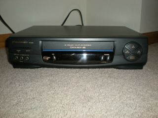 Panasonic Pv - 9451 Vcr Vhs Video Cassette Player Recorder 4 Head Stereo Hifi
