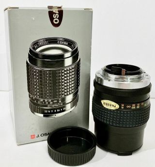Vintage Osawa 135mm F2.  8 Camera Prime Lens For Pentax K