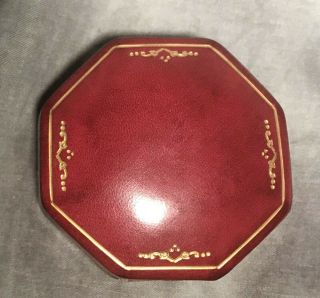 Vintage Pineider Leather Jewelry Box Trinket Box