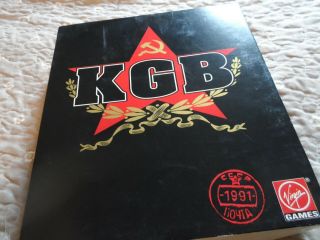 Vintage Kgb 1992 Virgin Games Ibm/pc 3.  5 " Discs
