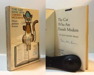 Signed Lillian Jackson Braun - The Cat Who Ate Danish Modern - 1st / 1st