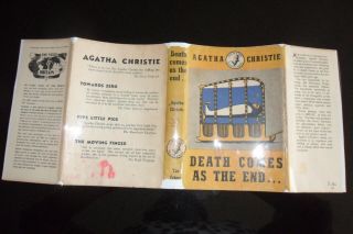 Agatha Christie Hardback First Edition Death Comes As The End 1/1