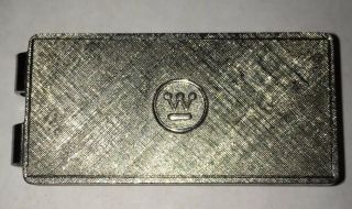 Vintage Sterling Silver Westinghouse 15yrs Money Clip
