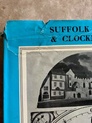 Book - Suffolk Clocks And Clockmakers.  Arthur L Haggar & Leonard F Miller. 2