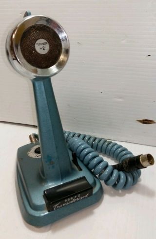 Vintage Turner,  2 Ssb Transistorized Microphone,  Desktop For Cb/ham Radio,  5 - Pin