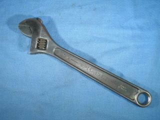 Vintage J.  H.  Williams 10 " Superjustable Adjustable Wrench Ab - 10 Made In Usa Tool
