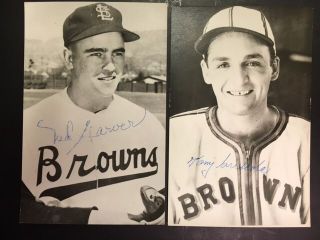 Tony Criscola St Louis Browns Signed Vintage Postcard 1940s Jsa Pre - Certified