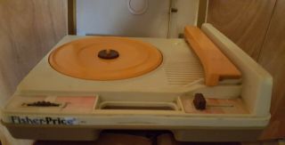 Fisher Price Record Player Model 825 Vintage 1978 Kids Phonograph Turntable
