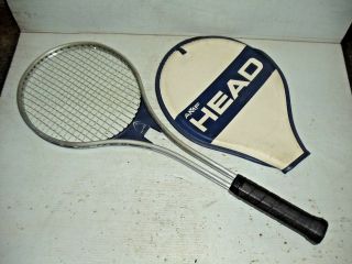 Old Vintage 1970s Amf Head Master Aluminum Tennis Racket Racquet & Cover