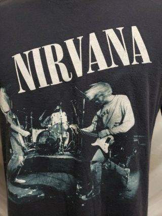 Nirvana Vintage Kurt Cobain Anvil Grunge Rock Concert T - Shirt Men 