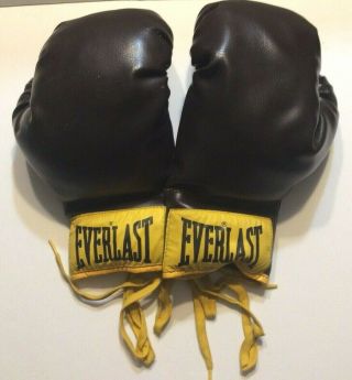 Vintage Everlast 10 Oz Boxing Gloves Leather Practice Gloves Man Cave