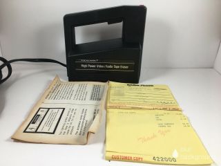 Vintage Realistic High Power Video/audio Tape Eraser 44 - 233a Radio Shack W/ Box