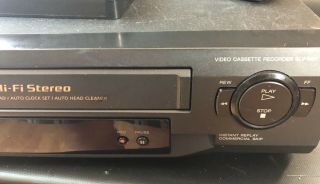 Sony SLV - N51 VCR Player VHS Video Recorder 4 Head w/ Remote Aladdin Movie 3