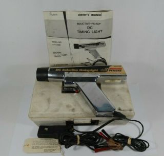 Vintage Sears Penske Dc Inductive - Pickup Timing Light With Oem Hard Case