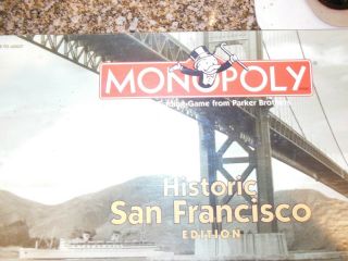 Vintage Monopoly Historic San Francisco Edition Board Game