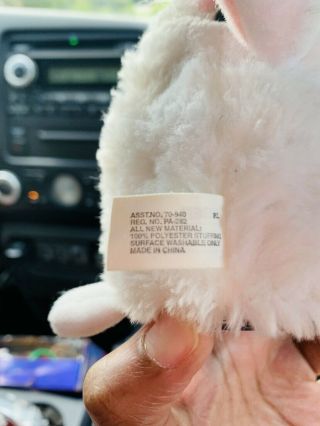 1999 FURBY Baby White with Pink Ears Vintage Tiger brand Model 70 - 940 4