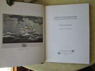 AMERICAN NAVAL BROADSIDES; Naval Prints,  1745 - 1815,  E.  N.  SMITH,  1974,  1stED,  Illusts. 3