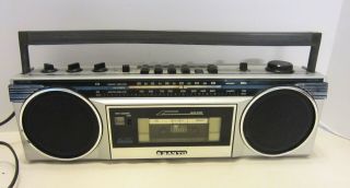 Vintage Sanyo M6900 Stereo Am/fm Radio Cassette Player Mini Slim Boom Box