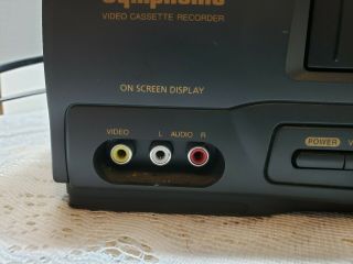 SYMPHONIC VR - 701 VCR VHS HIFI Stereo Video Cassette Recorder Player Unit 4Head 6