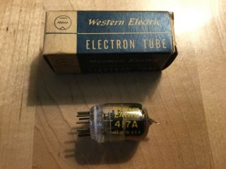 Western Electric We 417a 5842 Electron Tubes Tv - 7d/u