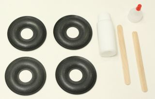 4 - Foam Donut Dust Cap Kit For Kef 103/4 104/2 104/4 105/3 107/2