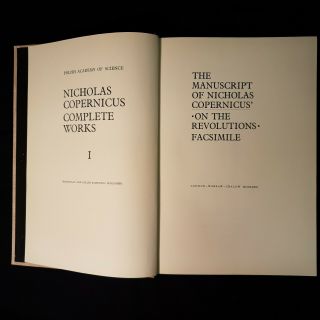 1972 MANUSCRIPT NICHOLAS COPERNICUS Limited Edition OVER 200 PLATES Scarce 7