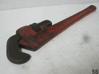 Vintage Pipe Wrench Ridge Tool Co Ridgid 17 Hex 5/8 " To 1 - 1/4 " Nut