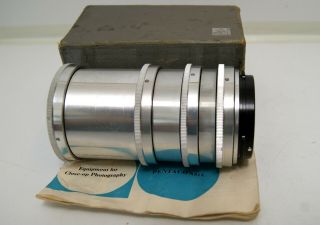 Pentacon Six Macro Extension Tubes Camera Lens Vintage Studio Close Up Rings