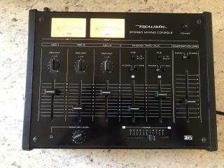 Vintage Realistic 32 - 1200a Stereo Mixer 5 - Input Audio Mixing Console