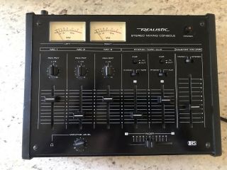 Vintage Realistic 32 - 1200A Stereo Mixer 5 - Input Audio Mixing Console 2