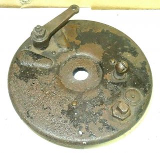 Norton 7 " Front Brake Plate With Brake Shoes 16h Es2 Vintage Classic Barn Find