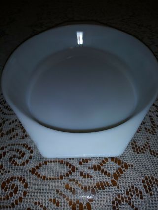 Vintage Pyrex Turquoise Snowflake Oval Casserole Baking Dish/No lid 5