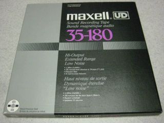 Maxell Ud 35 - 180 Reel To Reel Tape.  10.  5 "