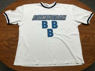 Mens Vintage Birmingham Black Barons Negro League Baseball Shirt Jersey 2xl