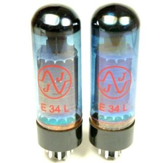 Jj Power Vacuum Tube,  E34l Blue Glass,  Matched Pair