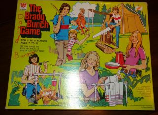 Vintage 1973 Brady Bunch Game (missing 5 Obstacle Disks) Witman Its Kid