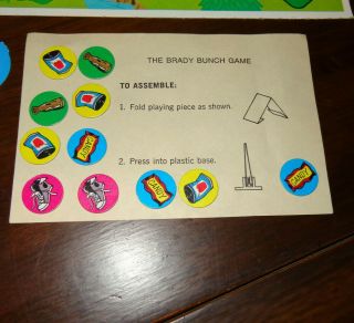 VINTAGE 1973 BRADY BUNCH GAME (missing 5 obstacle disks) WITMAN ITS KID 4