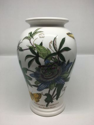 Ka) Vintage Portmeirion Botanic Garden Passion Flower Canton Large 8 " Vase